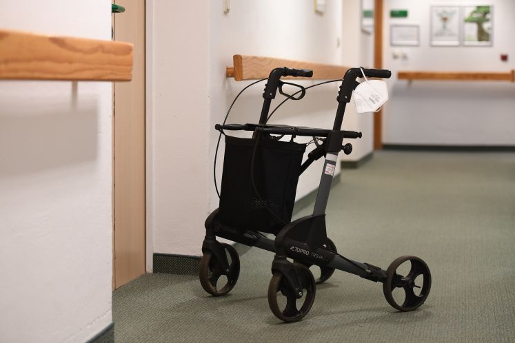 Rollator im Pflegeheim