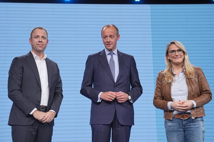 Mario Czaja, Friedrich Merz, Christina Stumpp