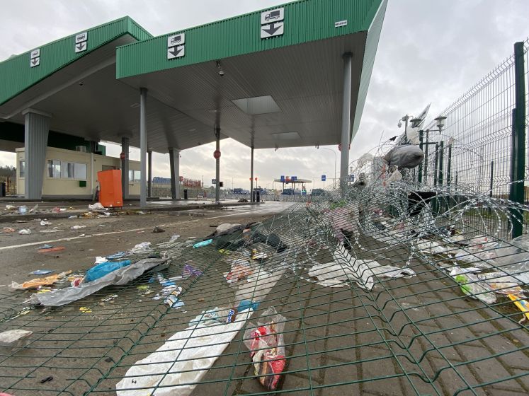 Grenzstation Polen Belarus