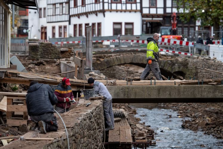 Wiederaufbau in Bad Münstereifel
