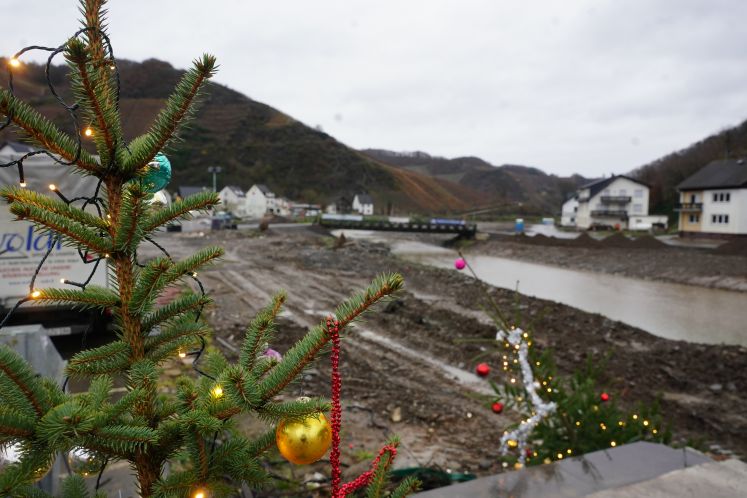 Weihnachtsbaum an der Ahr