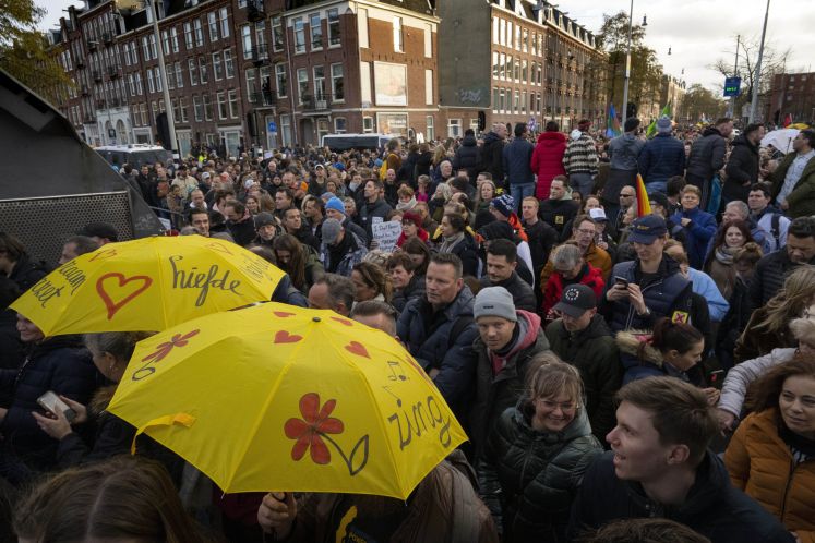 Protest in Amsterdam