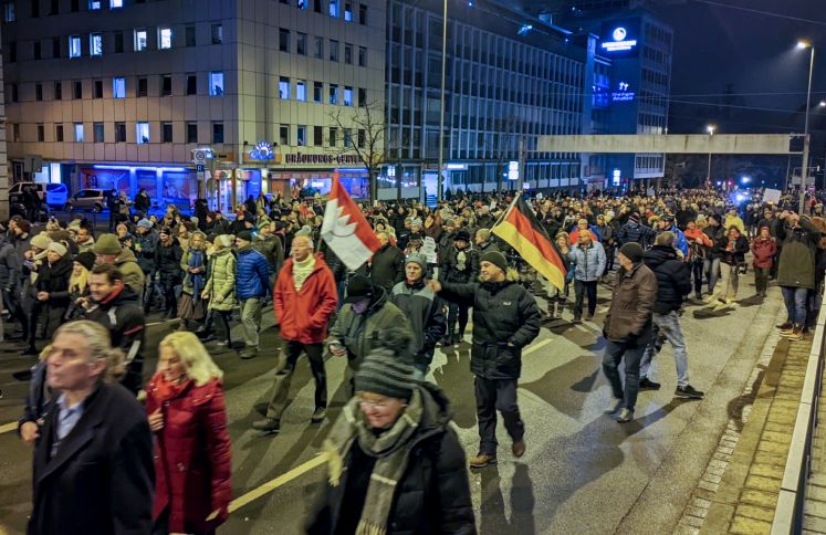 Corona-Protest in Nürnberg