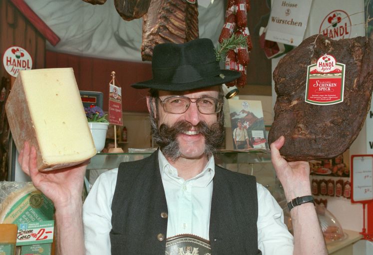 Tiroler Käse und Schinkenspeck