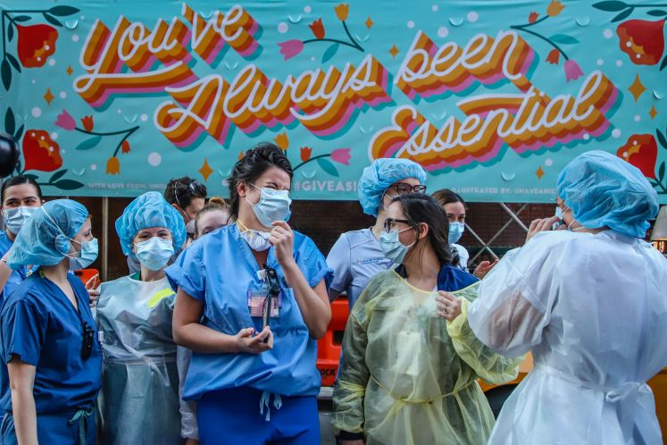 Krankenhausmitarbeiter