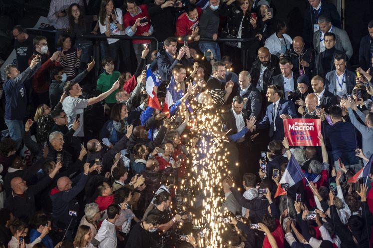 Wahlkampf Macron