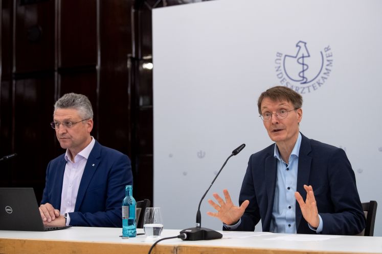 Lothar Wieler und Karl Lauterbach