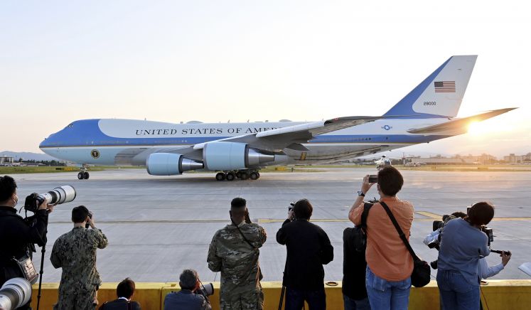 Air Force One mit Joe Biden an Bord