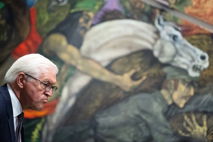 Bundespräsident Frank-Walter Steinmeier bei der Eröffnung der documenta