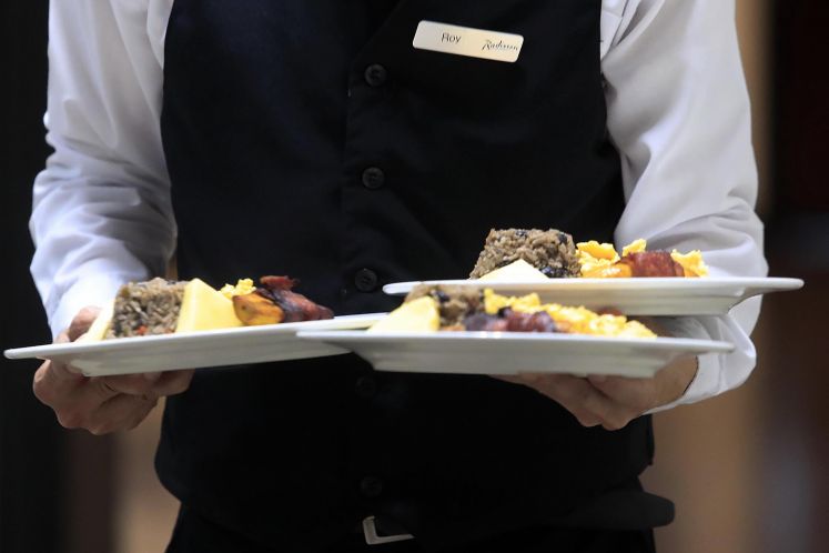 Kellner im Restaurant