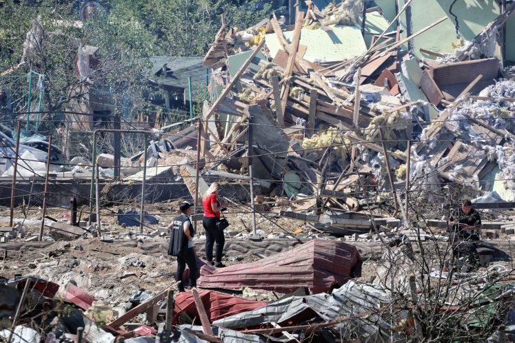 Kriegstrümmer in der Ukraine