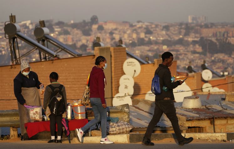 Township Alexandra in Johannesburg