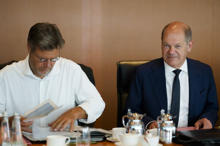 Robert Habeck und Olaf Scholz