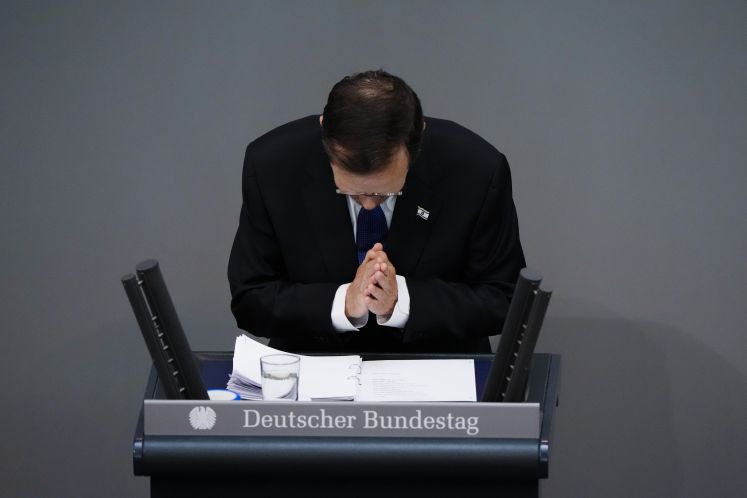 Israels Präsident Isaac Herzog im Deutschen Bundestag