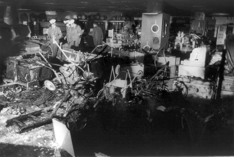 Kaufhausbrand in Frankfurt