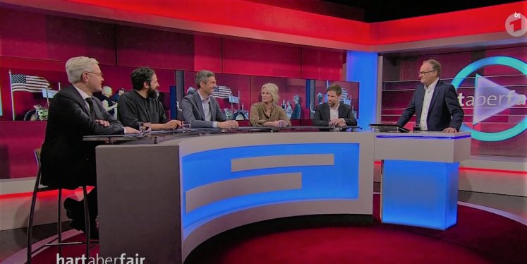 Diskussionsrunde bei Hart aber Fair