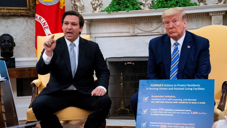 Ron DeSantis, Donald Trump