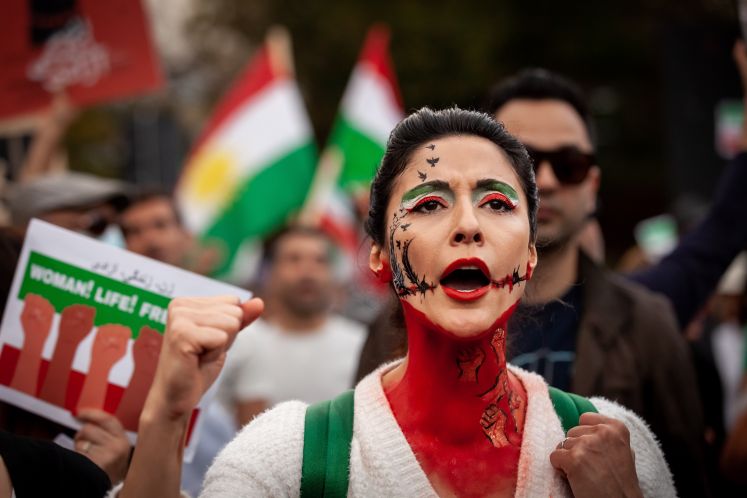 Demonstranten im Iran