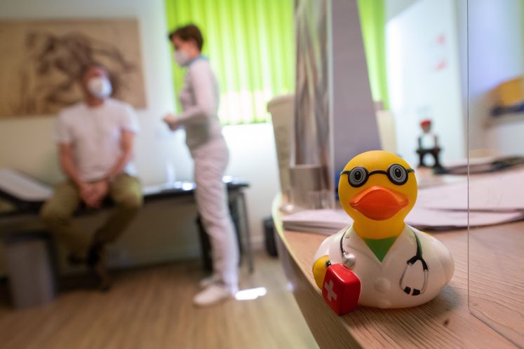 Blick in eine Arztpraxis