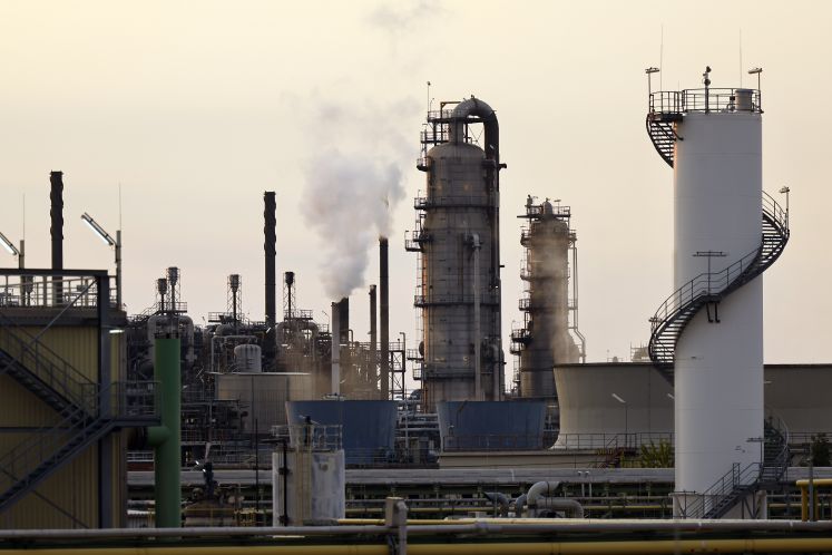 Industrieanlagen von Evonik Industries in Godorf