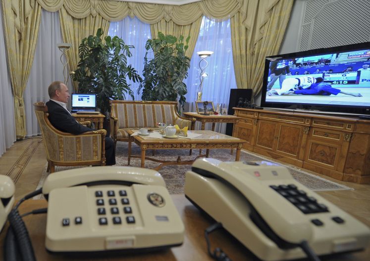 Telefon bei Putin