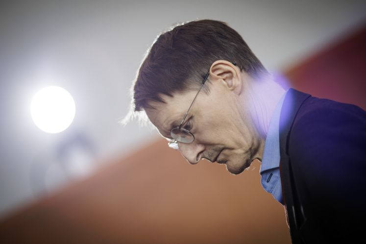 Kalr Lauterbach lässt den Kopf hängen