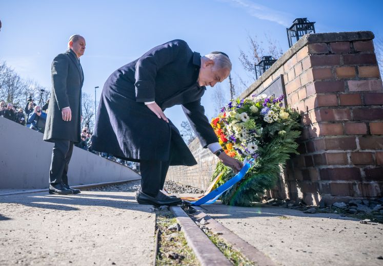 Benjamin Netanjahu und Olaf Scholz