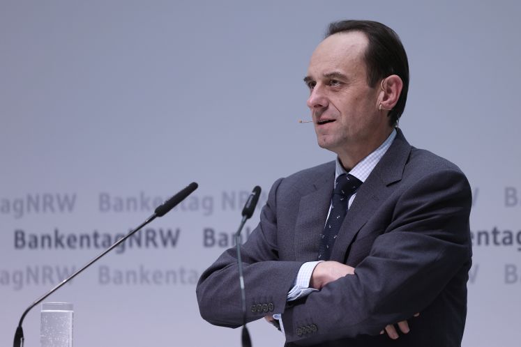 Mark Branson, Präsident der Bundesanstalt für Finanzdienstleistungsaufsicht (BaFin), spricht beim NRW-Bankentag.