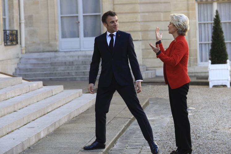 Macron, von der Leyen
