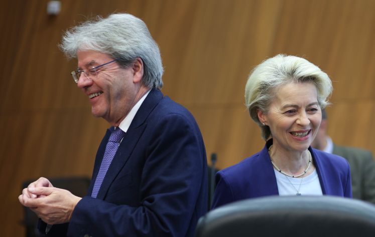 Gentiloni und Von der Leyen