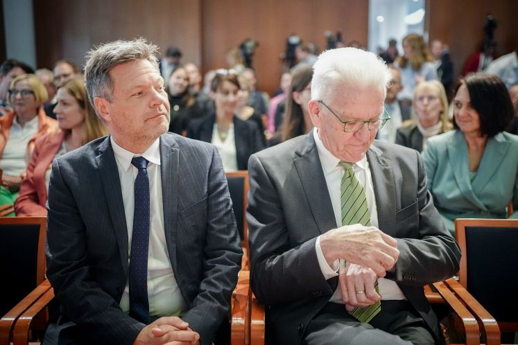 Robert Habeck und Winfried Kretschmann 