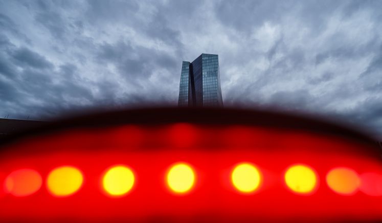 Europäische Zentralbank in Frankfurt