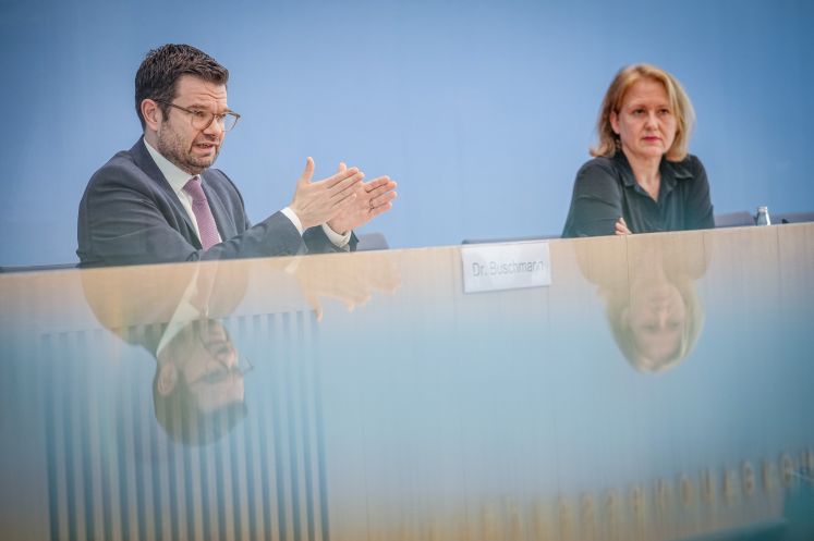 Marco Buschmann und Lisa Paus