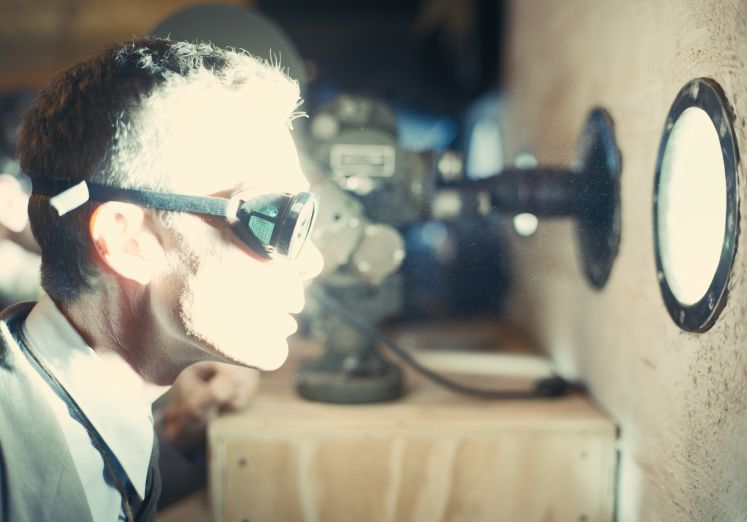 Szene aus Christopher Nolans "Oppenheimer"