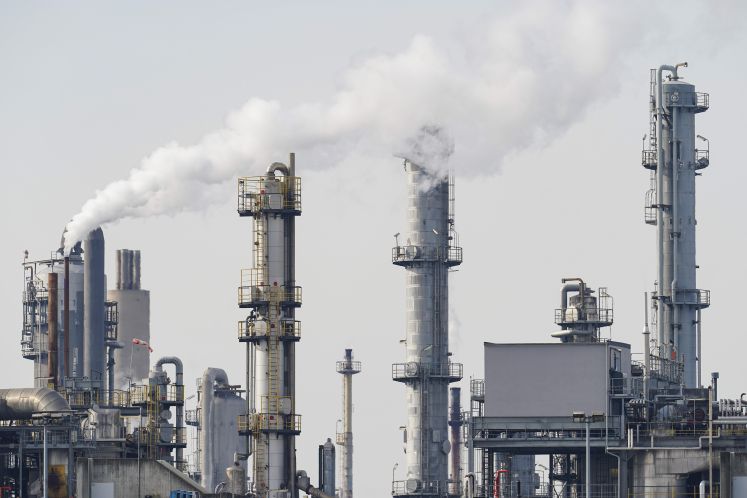 Werksgelände des Chemiekonzerns BASF in Ludwigshafen