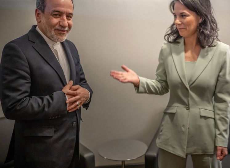 Außenministerin Annalena Baerbock mit ihrem iranischen Amtskollegen Abb