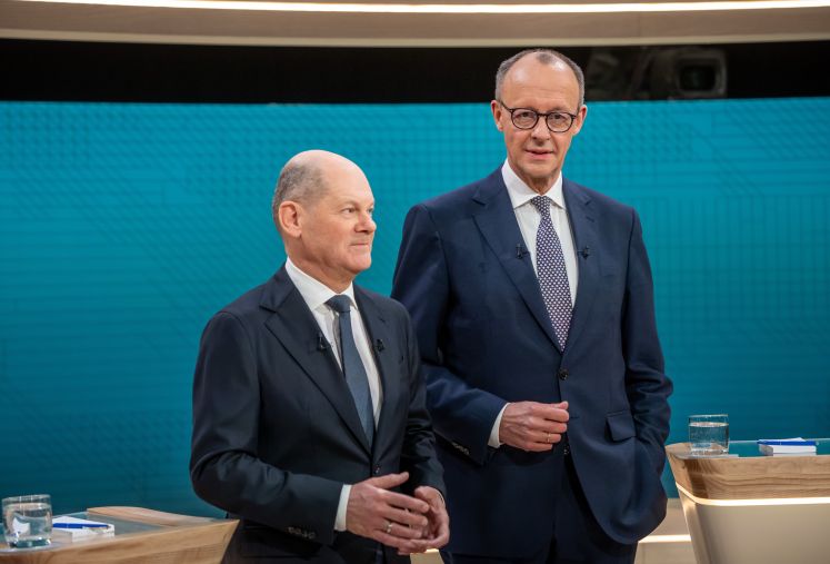 Olaf Scholz und Friedrich Merz