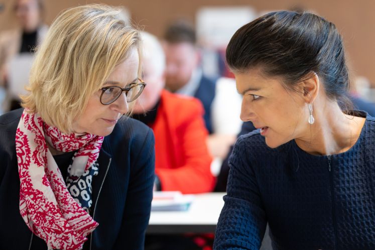 Katja Wolf und Sahra Wagenknecht