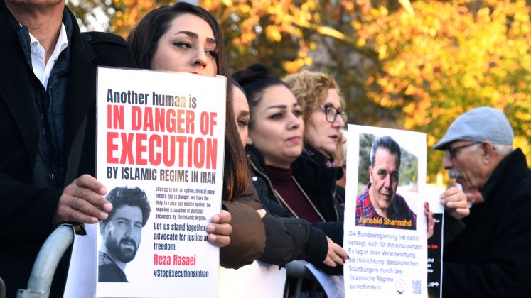 Demo von Exil-Iranern