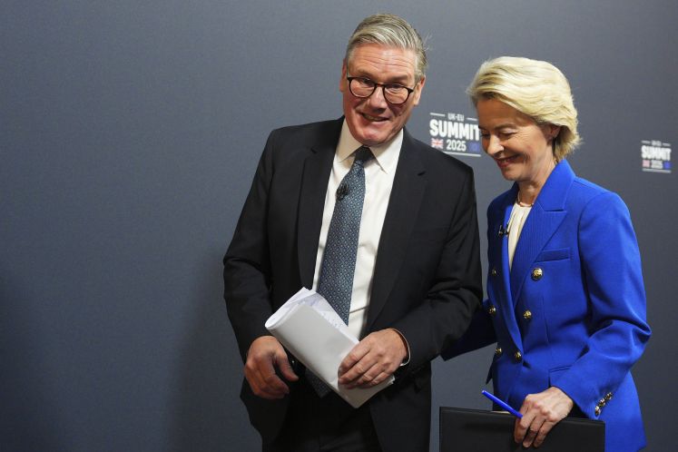 Keir Starmer und Ursula von der Leyen
