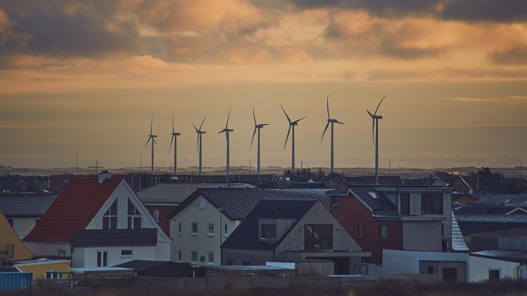 Windkraftanlage in Dänemark