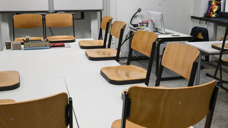 Leeres Klassenzimmer