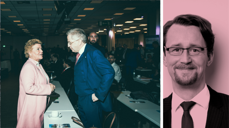 Ein Foto aus besseren Zeiten: Hans-Georg Maaßen (r) und Sylvia Prantl 2024 