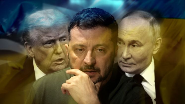 Trump, Selenskyj, Putin