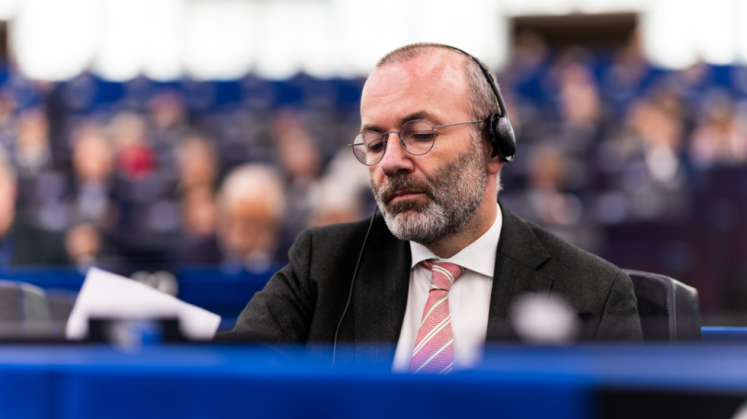 Manfred Weber (CSU), Fraktionsvorsitzender der Fraktion EVP