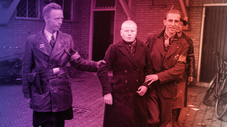 Bestrafung einer britischen Nazi-Kollaborateurin während des Zweiten Weltkriegs