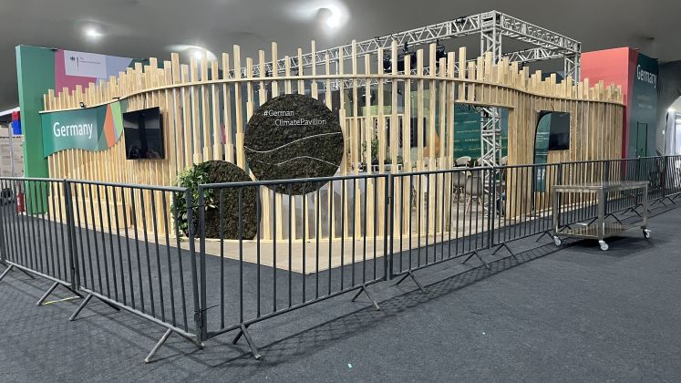 Deutscher Pavillon auf der Weltklimakonferenz