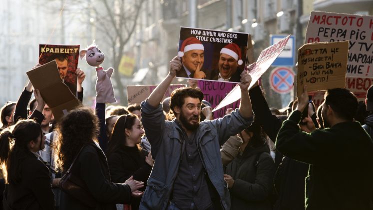 Regierungskritische Proteste in Sofia