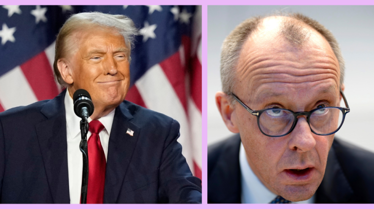Donald Trump und Friedrich Merz
