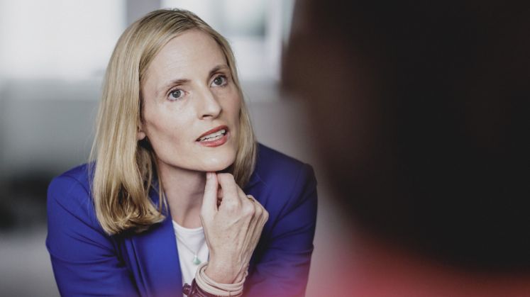 Marie-Christine Ostermann, Präsidentin des Verbandes der Familienunternehmer